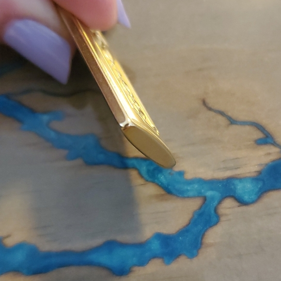 Coach Gold Toned Puffy Medal Hangtag - Picture 4 of 7